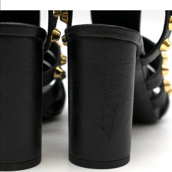 Balenciaga Paris Arena Giant Studded Gladiator Sandals Size 38.5 - Picture 4 of 9